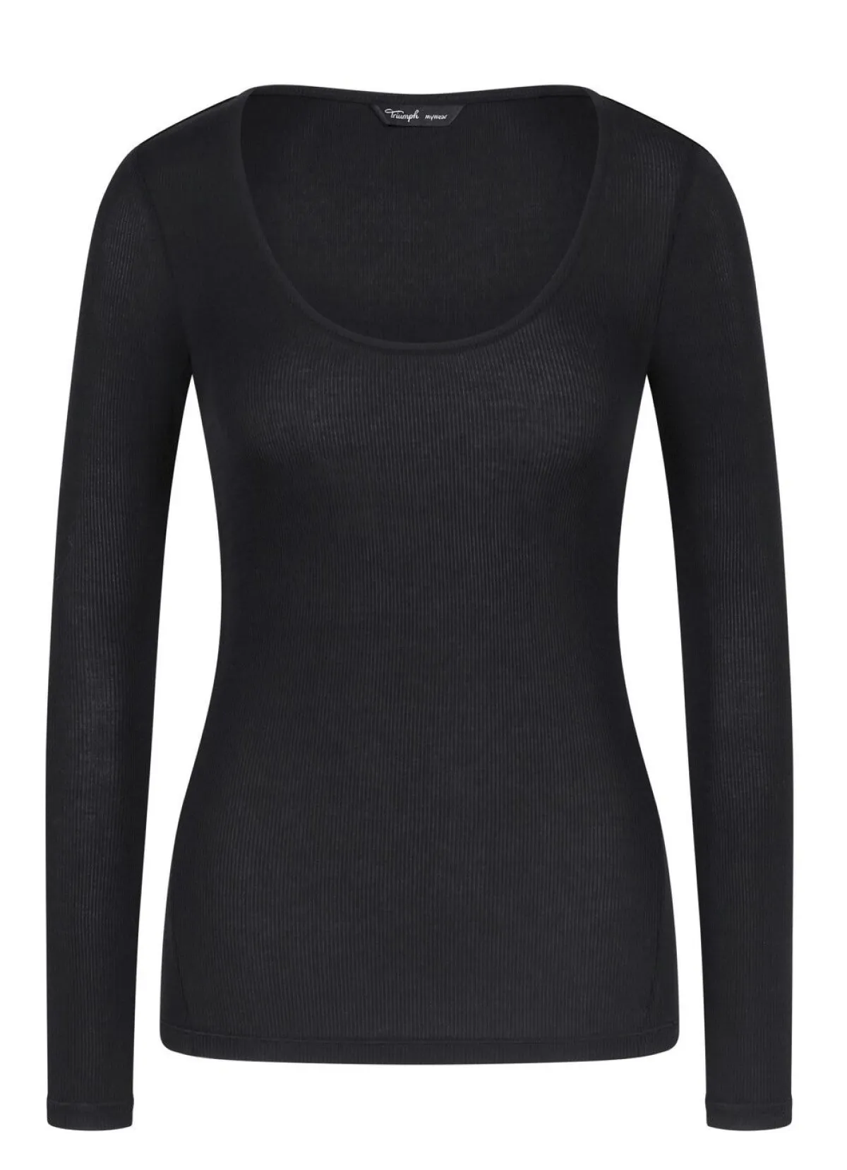 Hot TRIUMPH Langarm-Shirt SCHWARZ