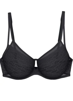 Sale BADER Triumph Signature Sheer-Minimizer-Bügel-BH mit vorgeformten Cups SCHWARZ
