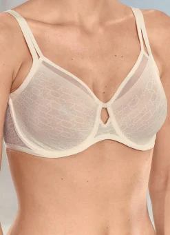 Clearance BADER Triumph Signature Sheer-Minimizer-Bügel-BH mit vorgeformten Cups ECRU