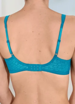 BADER Triumph Signature Sheer-Minimizer-Bügel-BH mit vorgeformten Cups türkisblau