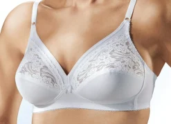 Online BADER Triumph Zweierpack BH mit Baumwollspitze 1X PUDER, 1X WEISS