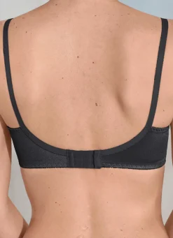 Hot BADER Triumph-Compliment Bügel-BH mit hübscher Spitze SCHWARZ