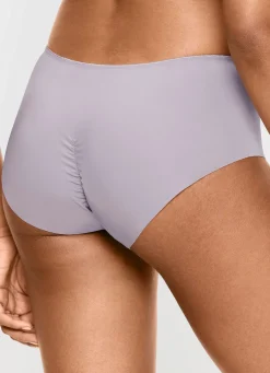 Outlet BADER Triumph Slip mit Jacquardeinsatz im Vorderteil HELLGRAU