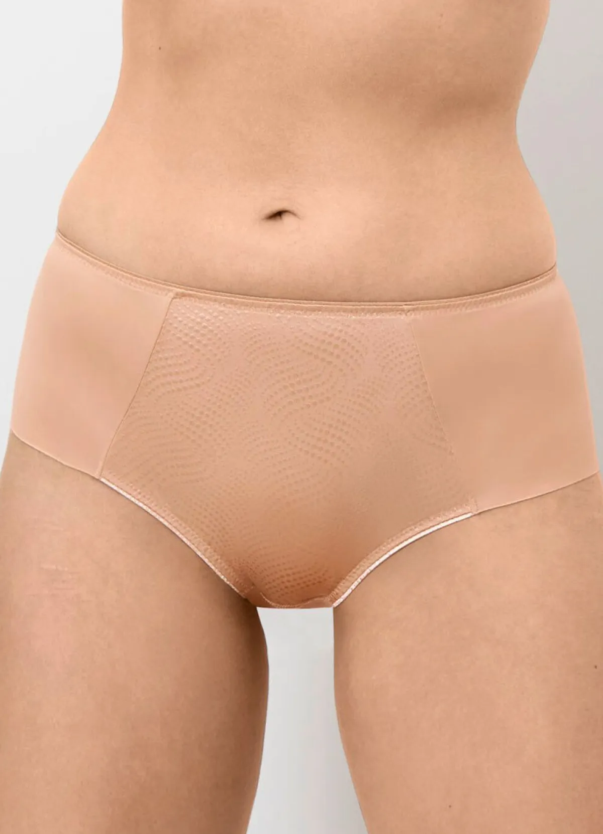 Online BADER Triumph Slip mit Jacquardeinsatz im Vorderteil PUDER