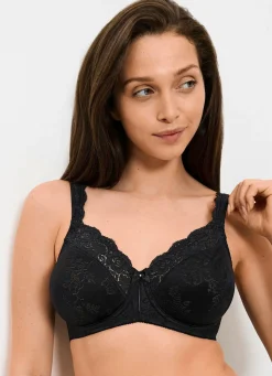Hot TRIUMPH -Stellina Bügel-BH mit Jacquardmuster SCHWARZ