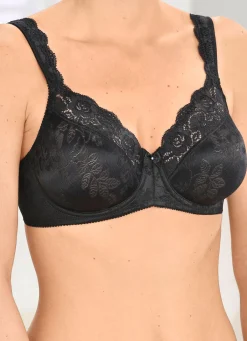 Hot TRIUMPH -Stellina Bügel-BH mit Jacquardmuster SCHWARZ