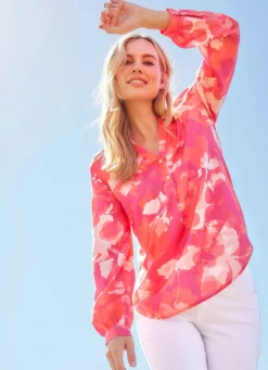 New laurakent Tunika PINK-LACHS-ECRU-BUNT