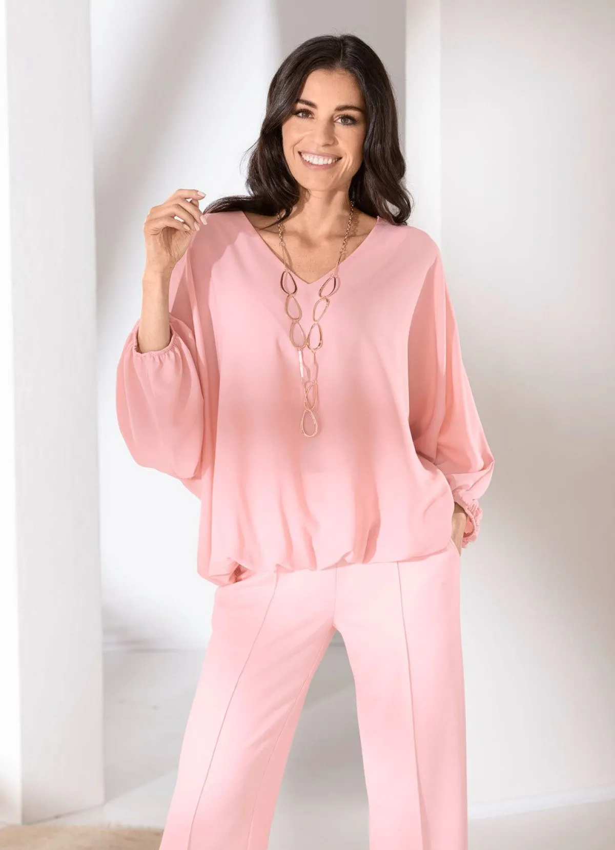 Outlet BADER Tunika mit Raglanärmeln ROSÉ
