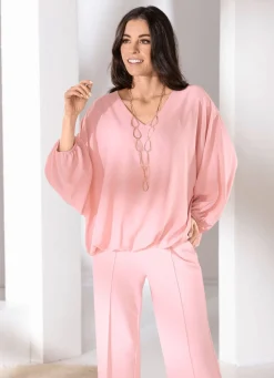 Outlet BADER Tunika mit Raglanärmeln ROSÉ