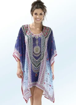 Hot BADER Tunika mit Schmucksteinchen MULTICOLOR