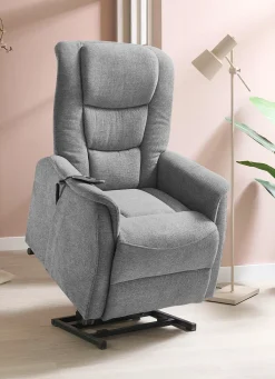 Online BADER TV-Sessel mit Motor und Aufstehhilfe grau