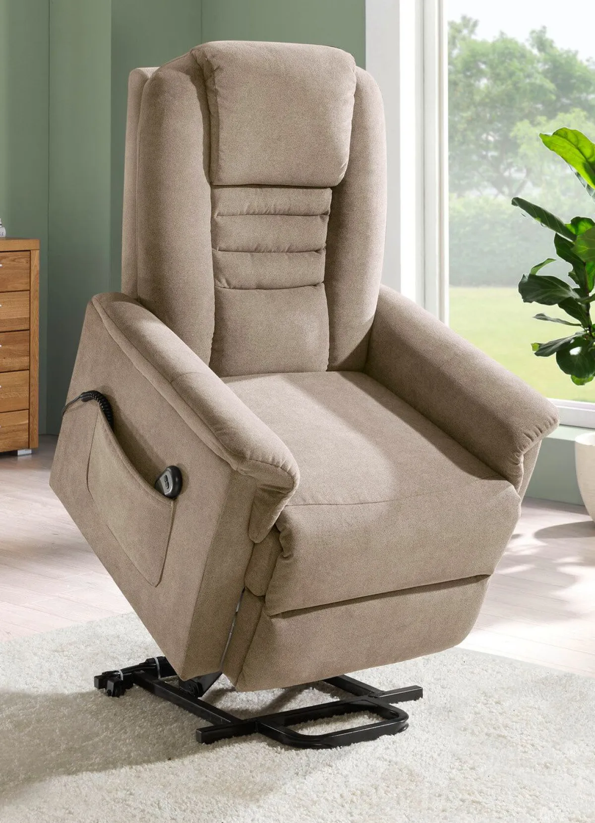 Sale BADER TV-Sessel mit Motor und Aufstehhilfe BEIGE