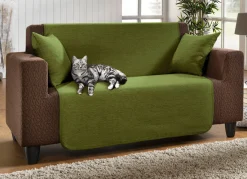 Discount BADER Unempfindliche Sessel-,Couch- und Armlehnenschoner aus Chenille GRÜN