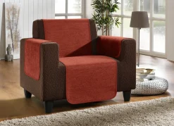 Discount BADER Unempfindliche Sessel-,Couch- und Armlehnenschoner aus Chenille TERRA