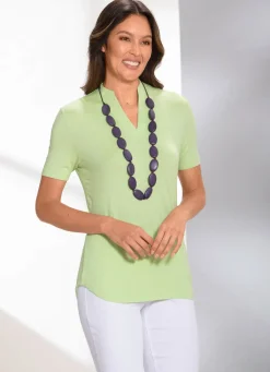 Sale BADER Unifarbene Shirt-Tunika PISTAZIE