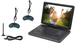 Outlet BADER Universum DVD 400-20 portabler DVD-Spieler mit 300 Mini-Spielen SCHWARZ