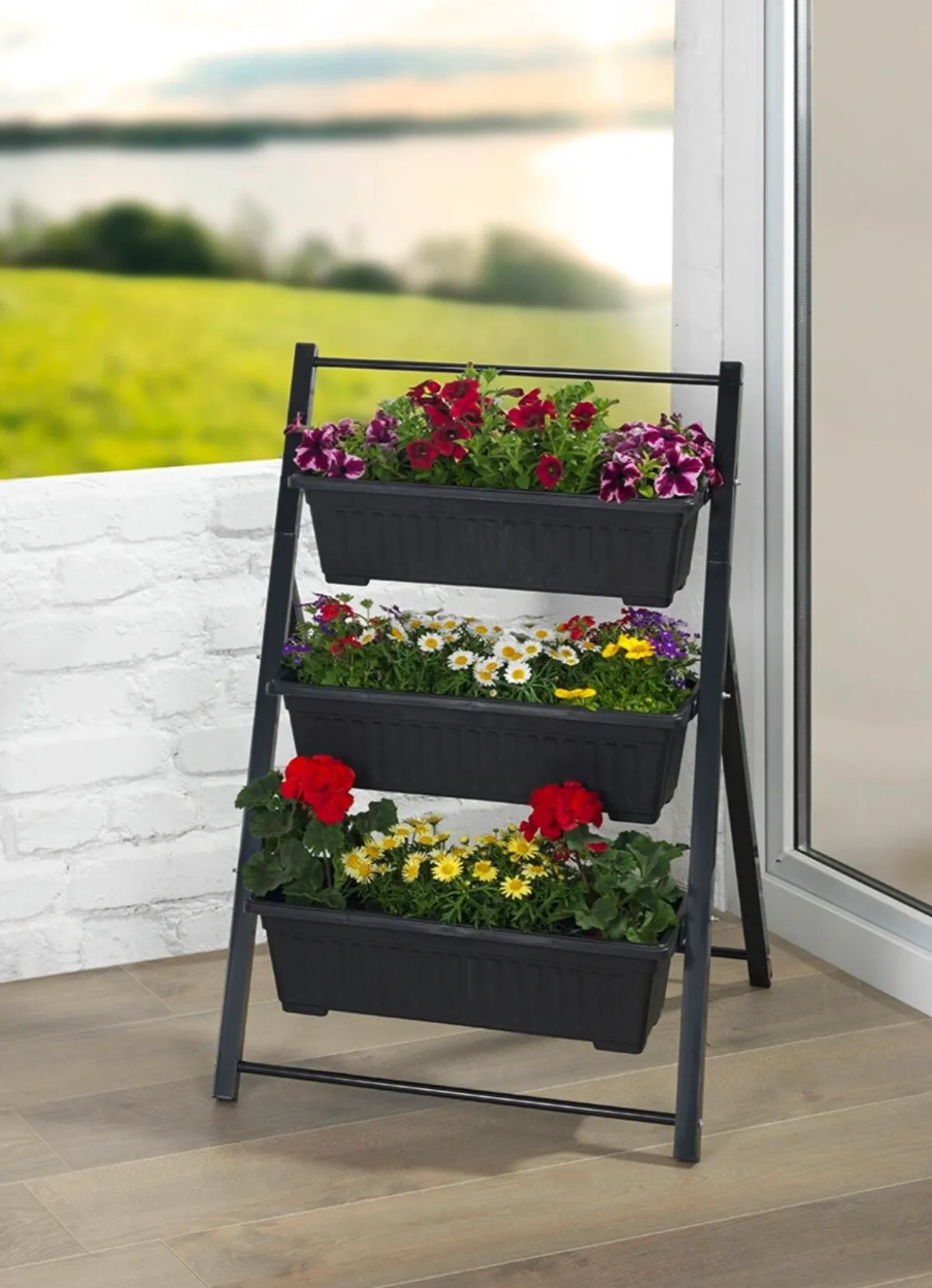 New BADER Vertikales Hochbeet schwarz