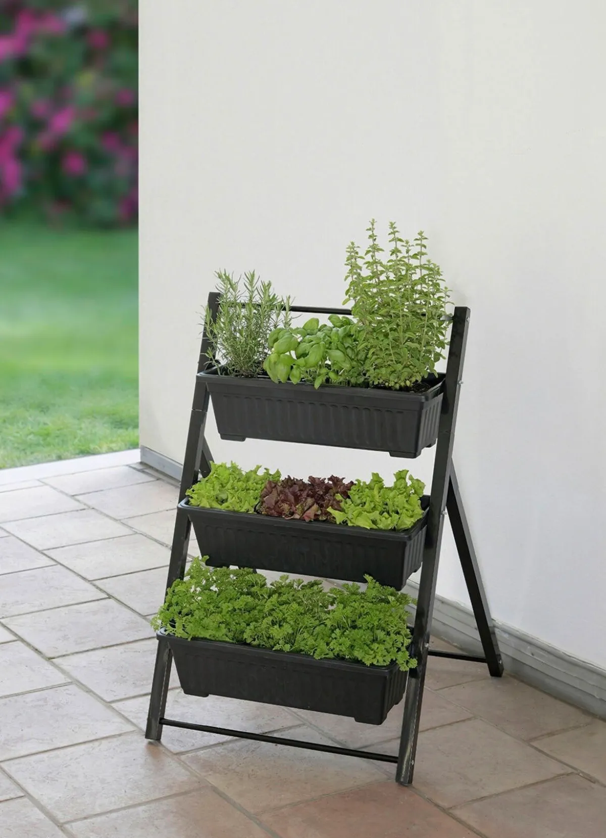 New BADER Vertikales Hochbeet schwarz