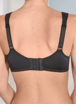 Clearance VIANIA Zweierpack Bügel-BH mit Elastikspitze 1X SCHWARZ, 1X SEKT