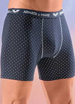 Discount Armata di Mare Viererpack Pants mit Alloverdessin 4X NAVY-WEISS