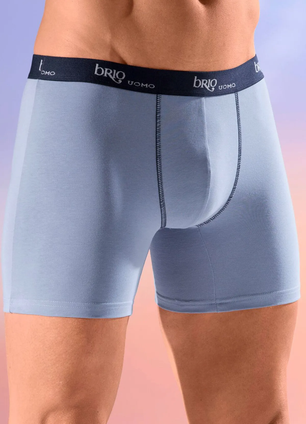 Sale brio Viererpack Pants mit Elastikbund 2X GRAUBLAU, 2X NAVY