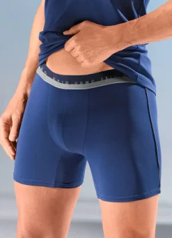 Online BADER Viererpack Pants, uni, mit Elastikbund 2X BLAU, 2X ANTHRAZIT