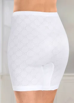Best BADER Viererpack Schlüpfer mit Jacquard-Dessin WEISS