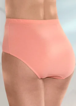 Hot MONAMI Viererpack Slips mit Gummizug APRICOT