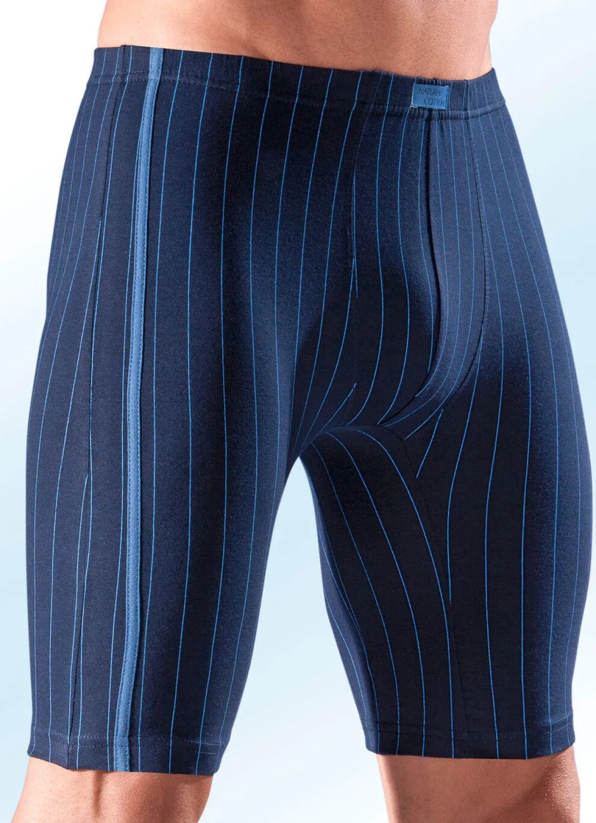 Online BADER Viererpack Longpants, gestreift 1X MARINE, 1X SCHWARZ, 1X JEANSBLAU, 1X BORDEAUX