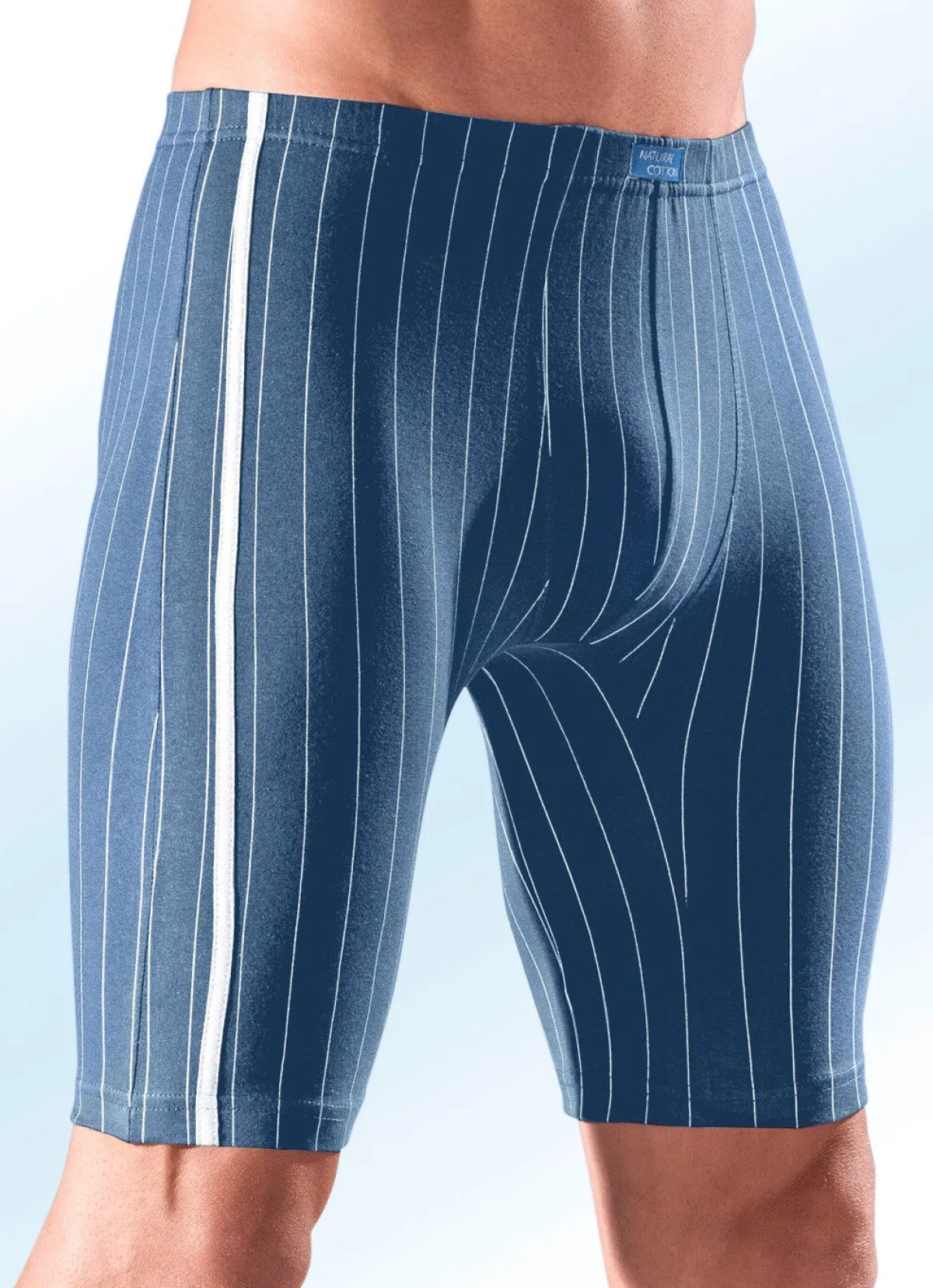 Online BADER Viererpack Longpants, gestreift 1X MARINE, 1X SCHWARZ, 1X JEANSBLAU, 1X BORDEAUX