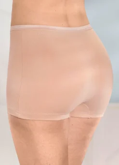 Sale BADER Viererpack Pants mit dezent glänzendem Elastikbund BEIGE
