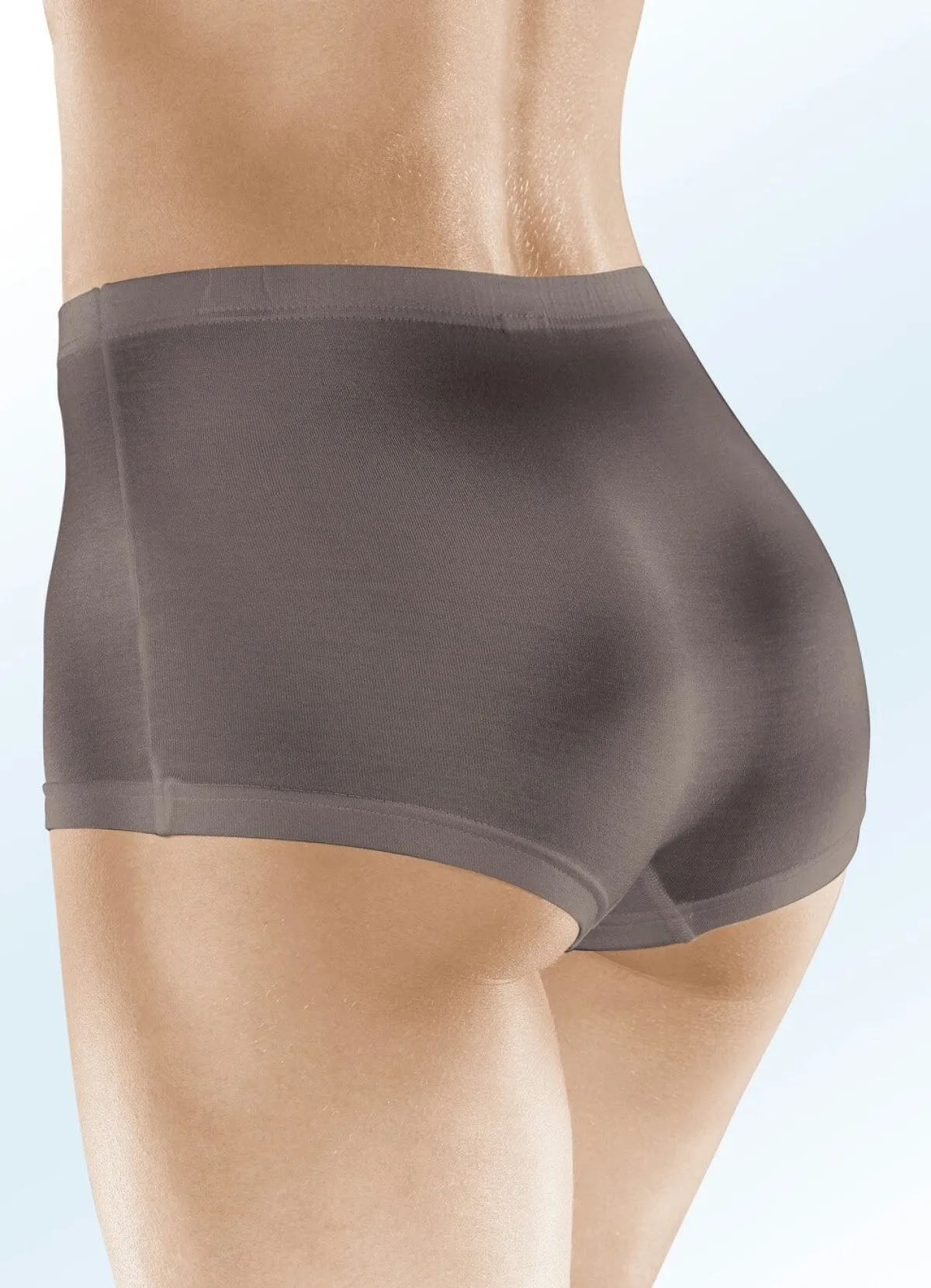Best BADER Viererpack Pants mit Gummizug im Bund 2X RAUCHBLAU, 2X TAUPE