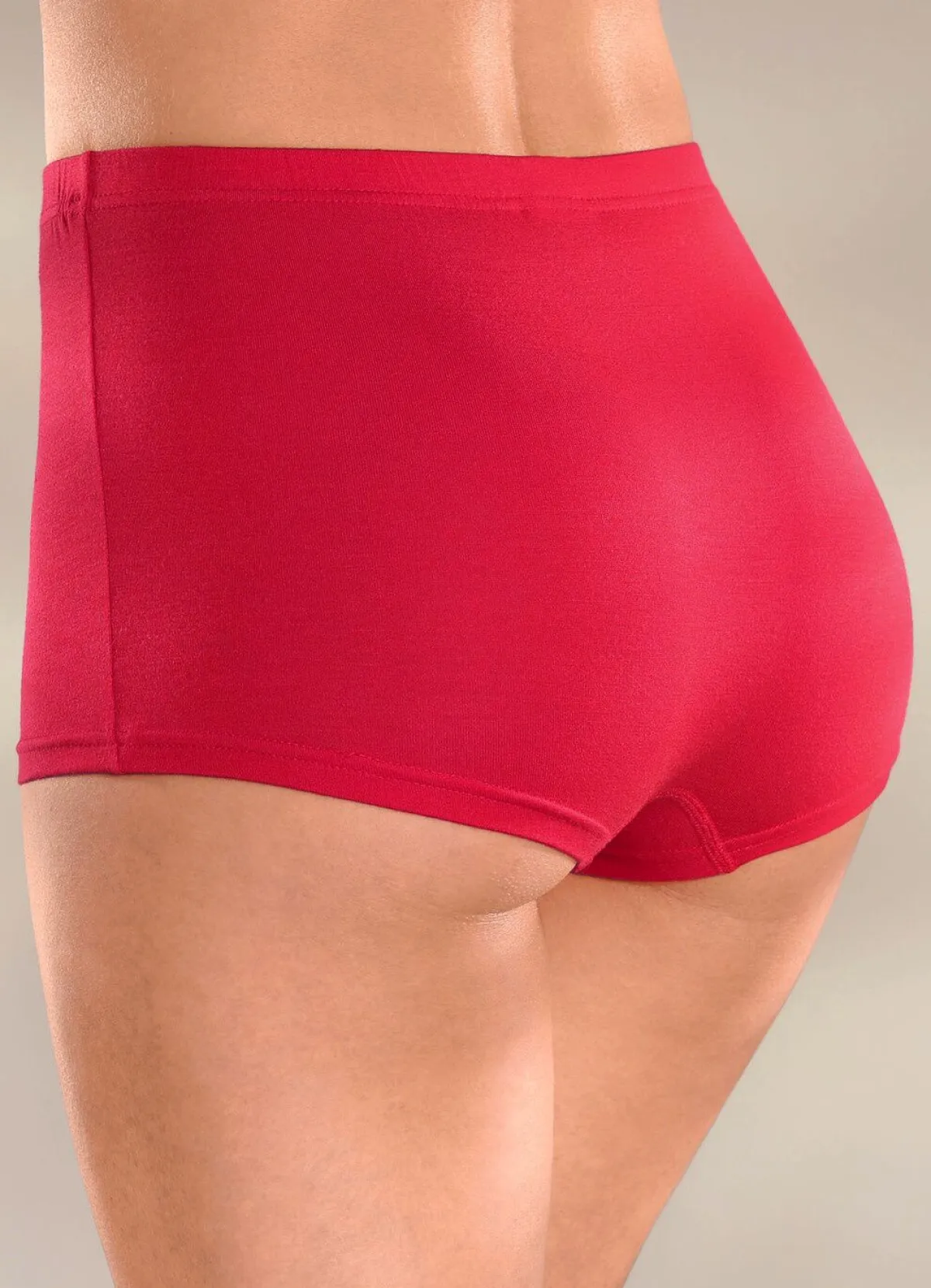 Clearance BADER Viererpack Pants mit Gummizug im Bund 2X GRANATROT, 2X MARINE