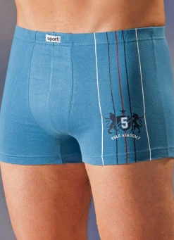 Discount BADER Viererpack Pants, uni, Motivdruck 2X MARINE, 2X AZURBLAU
