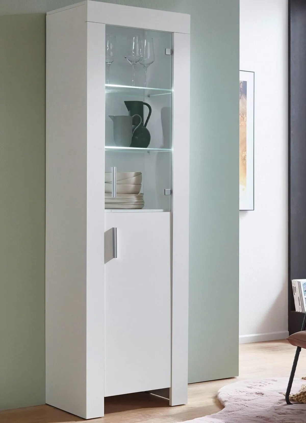 Outlet BADER Vitrinen mit LED-Beleuchtung WEISS