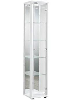 Clearance BADER Vitrine, 1-türig, mit LED-Beleuchtung WEISS