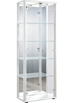 Online BADER Vitrine, 2-türig, mit LED-Beleuchtung WEISS