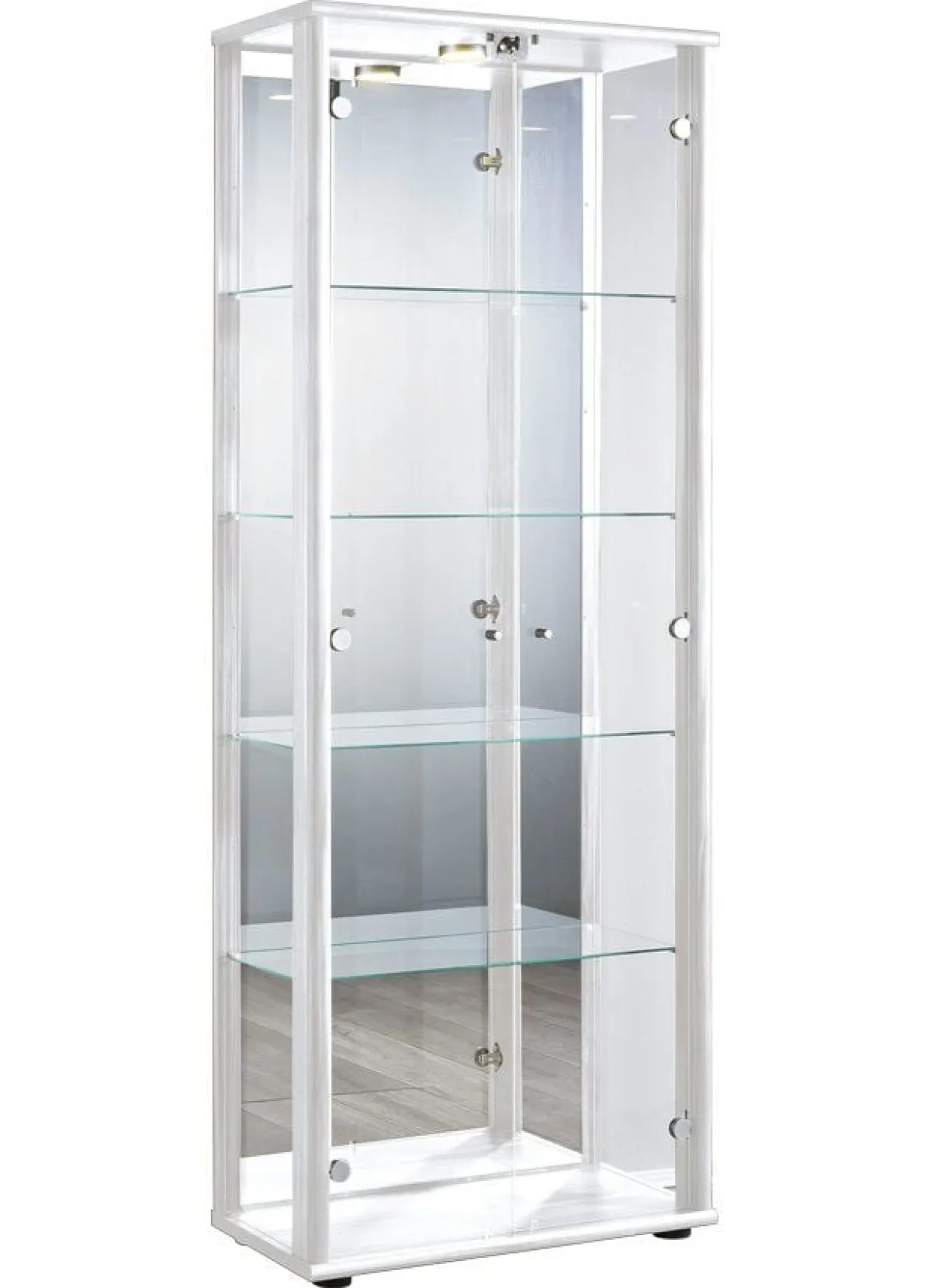 Online BADER Vitrine, 2-türig, mit LED-Beleuchtung WEISS