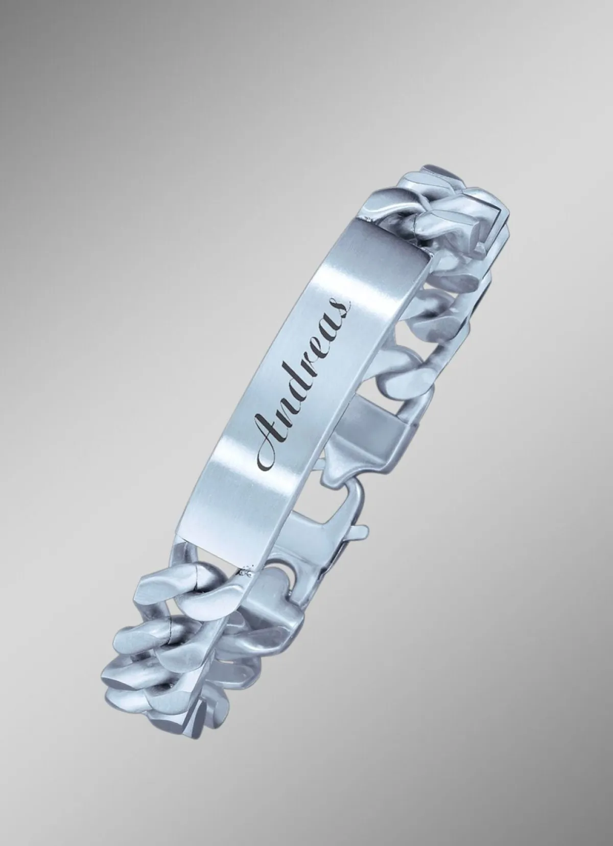 New BADER Vollmassives Herren-Armband