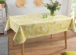 New BADER Wachstuch-Tischdecke in toller Patchwork-Optik GRÜN
