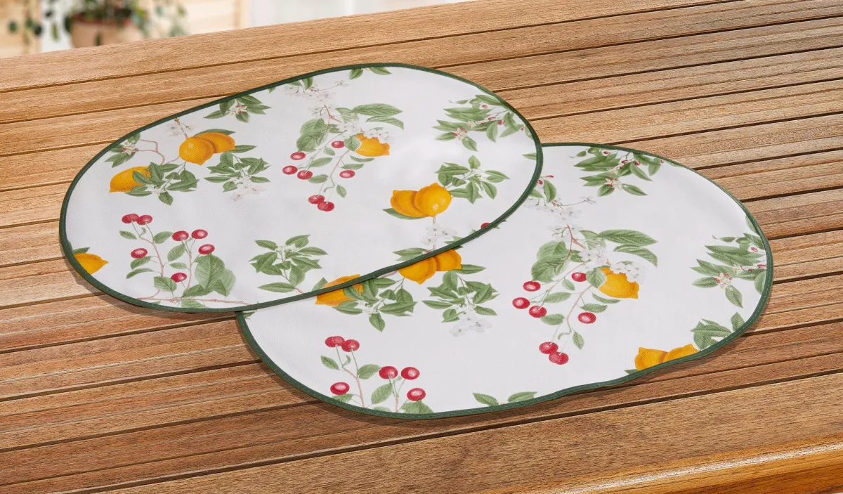 Best BADER Wachstuch-Tischdecke mit Paspelband multicolor