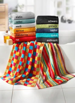 Sale BADER Walkfrottier-Serie aus reiner Baumwolle TAUPE