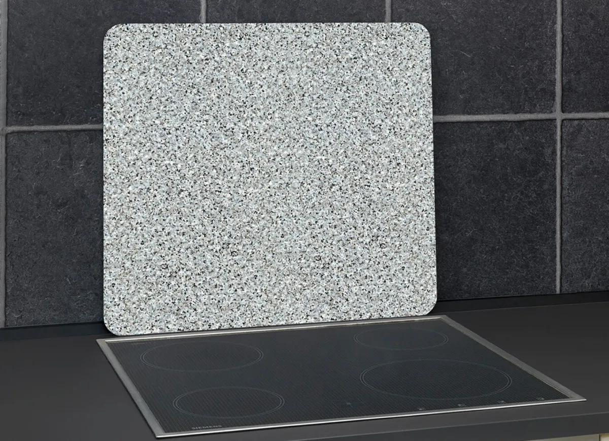 Discount WENKO Wandblende aus Glas in -Optik GRANIT