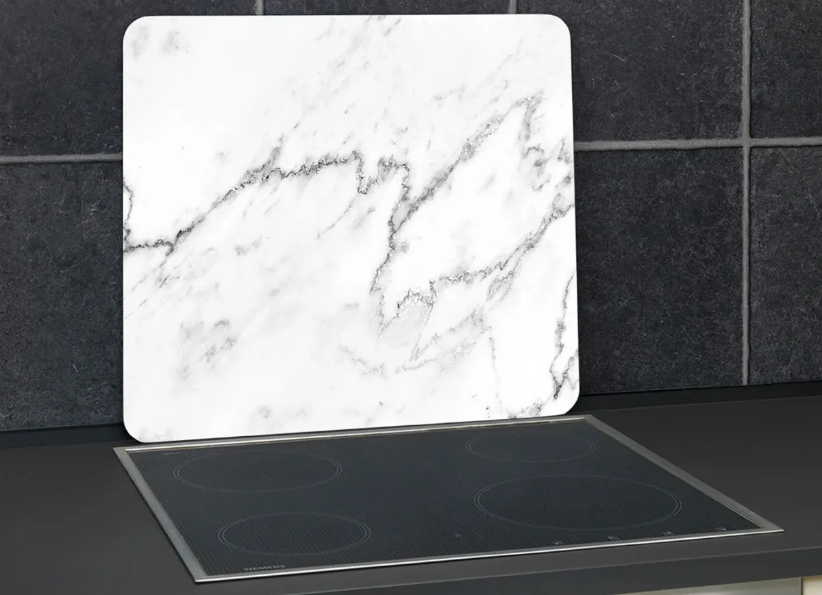 Outlet WENKO Wandblende aus Glas in -Optik MARMOR