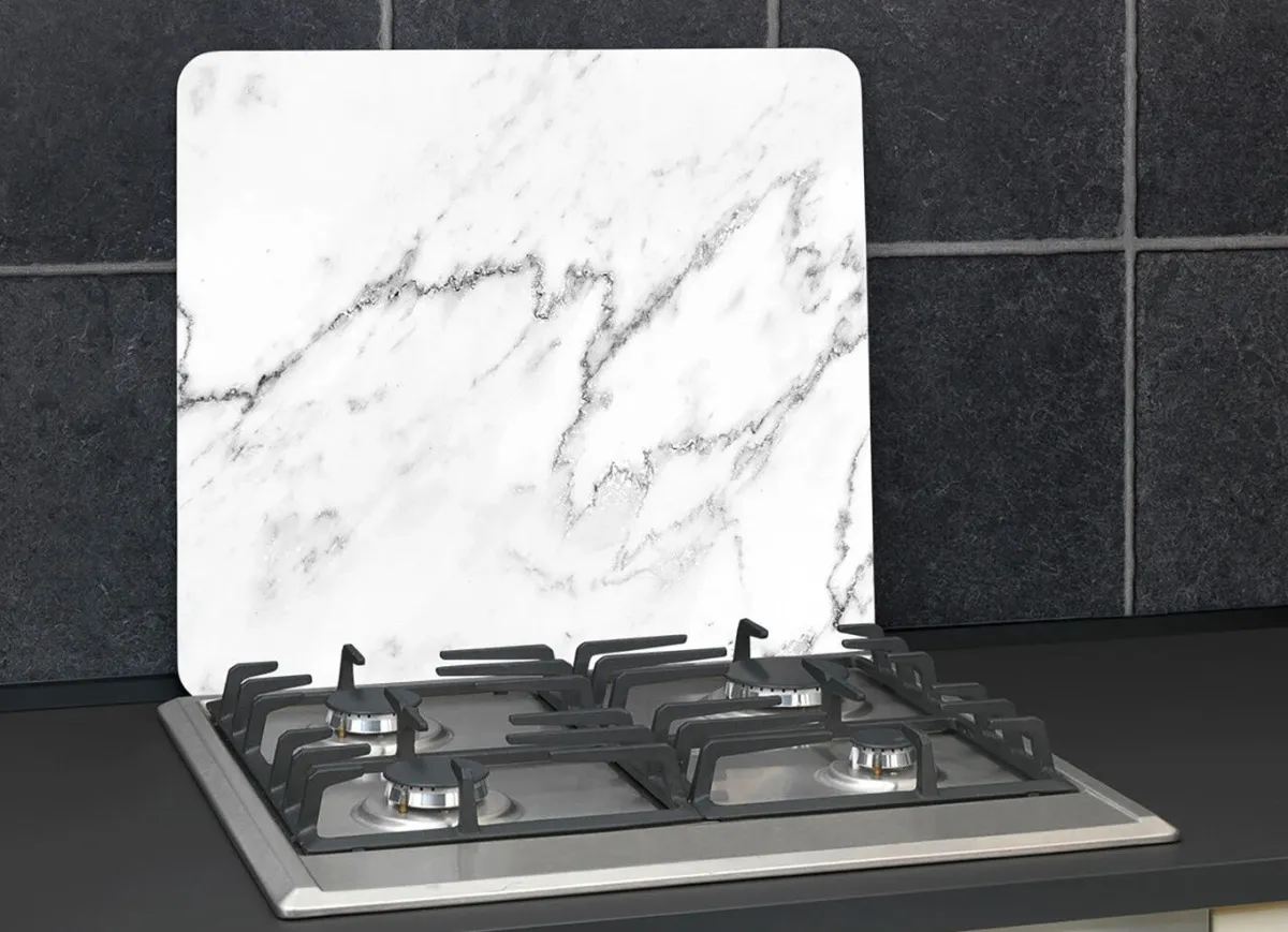 Outlet WENKO Wandblende aus Glas in -Optik MARMOR