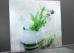 Sale WENKO Wandblende aus Glas, Kräutergarten KRÄUTERGARTEN