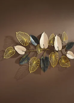 Clearance BADER Wanddekoration aus hochwertigem Metall GOLD-GRAU-SCHWARZ