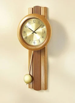 Discount BADER Wanduhr mit Funkuhrwerk KIRSCHBAUM