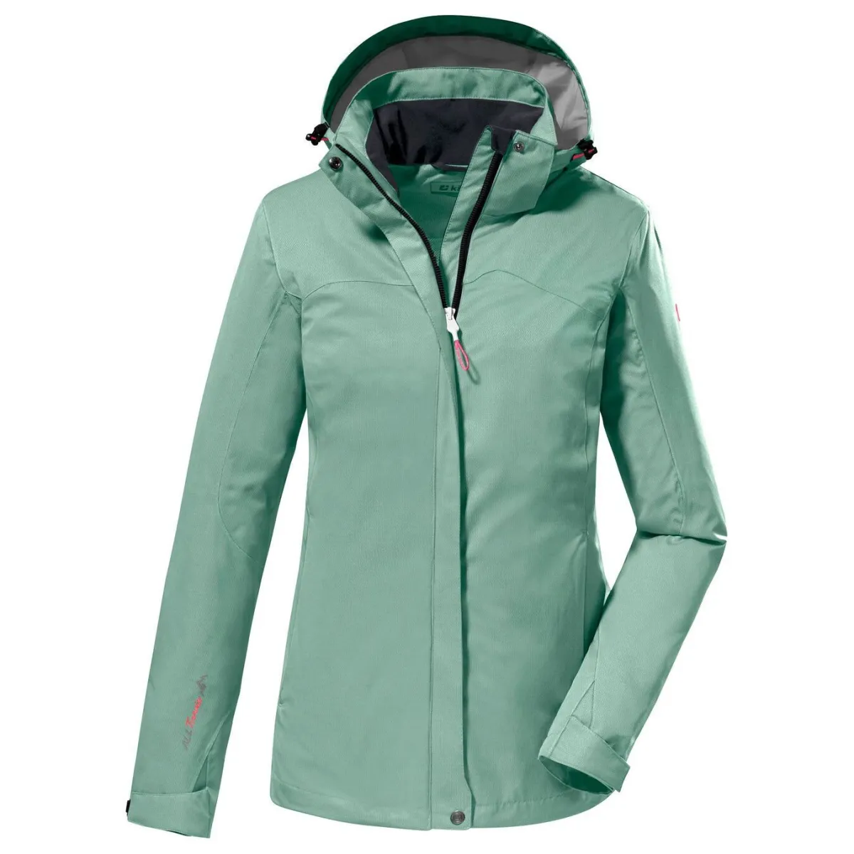 BADER Wasser- und winddichte Damen-Funktionsjacke PISTAZIE