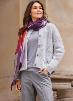 New B/ANCA Weiche Jacke SILBERGRAU